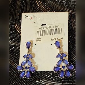 Gorgeous Blue Catseye Earrings